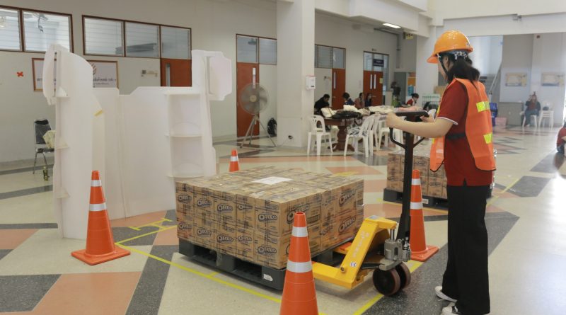 การสอบภาคปฏิบัติ สาขาผู้ควบคุมสินค้าคงคลัง และสาขาผู้ปฏิบัติการคลังสินค้า